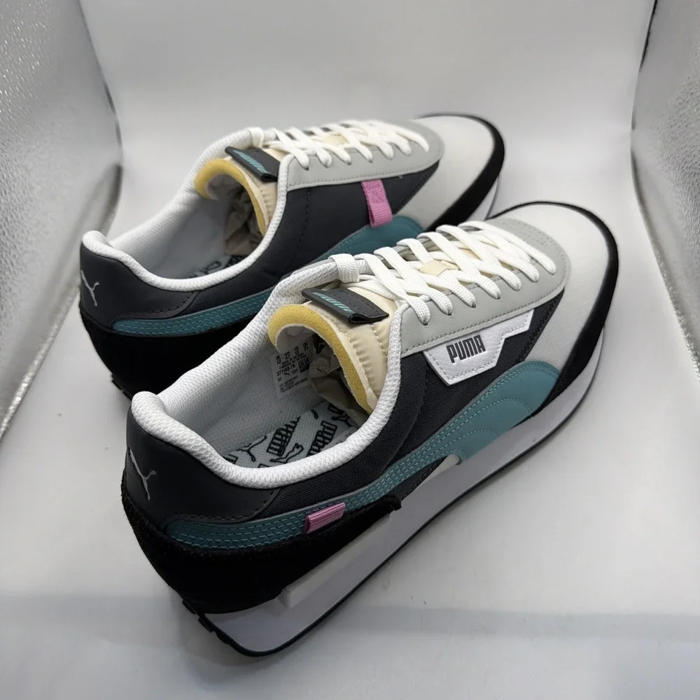 Puma Future Rider Play On 'Porcelain-Ebony-Puma black' 371149-76 Size 13 New